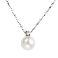 Pendente Namuri Donna HYBRID PEARLS in Oro bianco Perla PNPBT-5